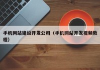手機(jī)網(wǎng)站建設(shè)開(kāi)發(fā)公司（手機(jī)網(wǎng)站開(kāi)發(fā)視頻教程）